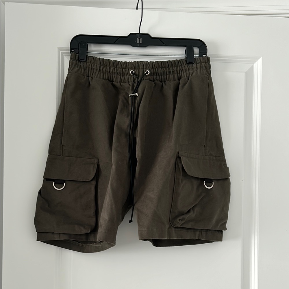 Men's olive green  Cargo Shorts